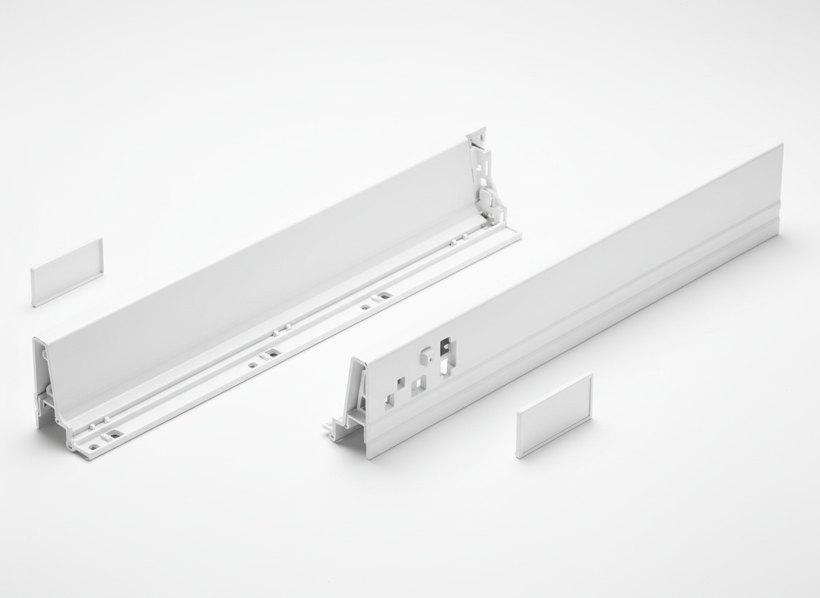 DTC - Dragon Box Double Wall Drawer System With Single Square Railing