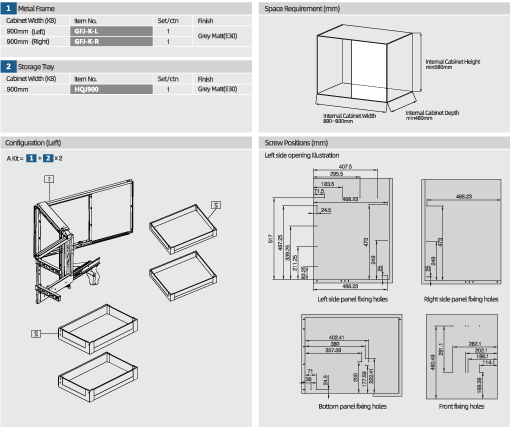 DTC - Pure Pro Corner Cabinet - Corner Roll Out Unit custom image